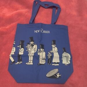 The New Yorker Canvas Tote Bag